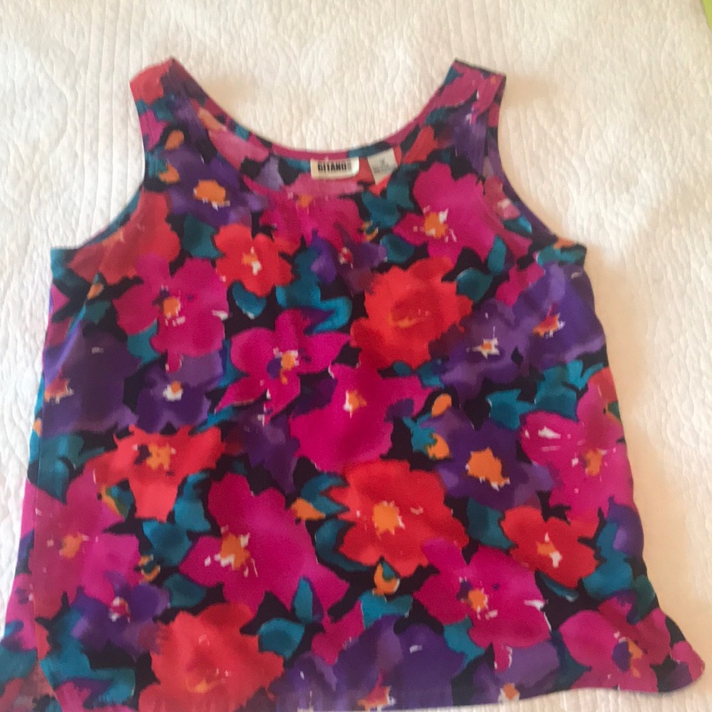 Gitano floral tank top